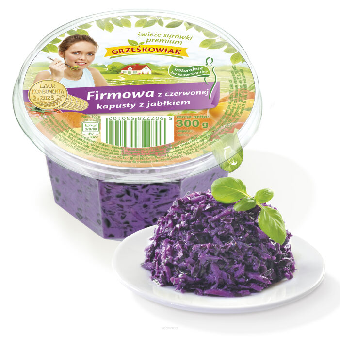 Firmowa z czerwonej kapusty z jabłkiem 300g