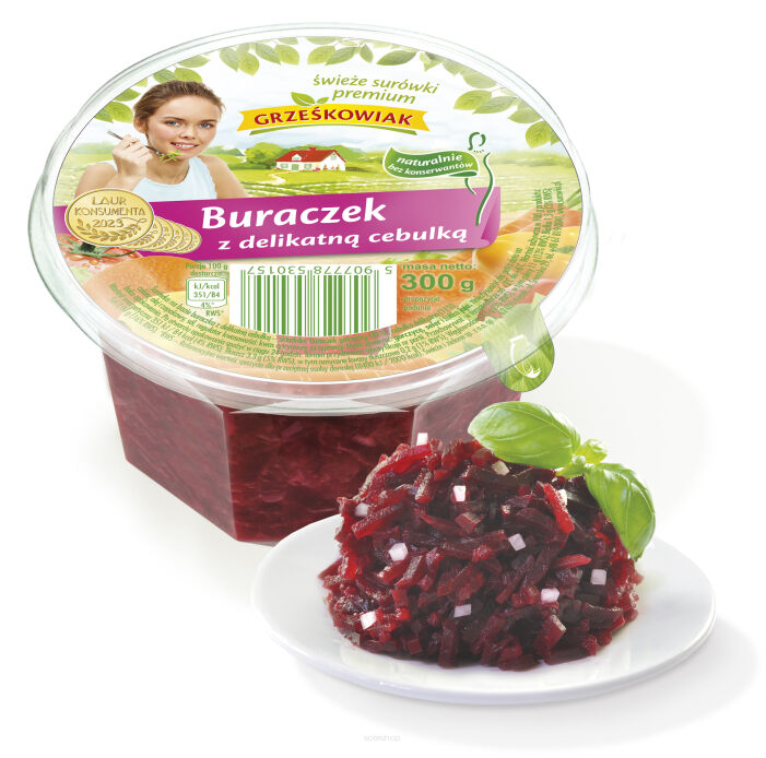 Buraczek z delikatną cebulką 300g